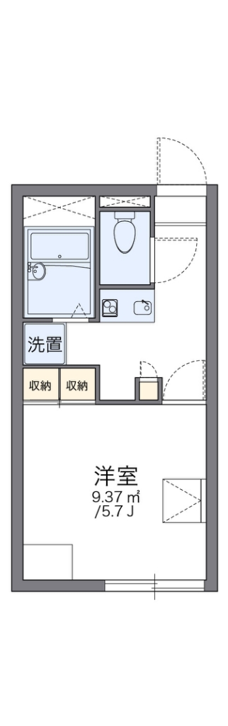 レオパレスラピスラズリ 間取り