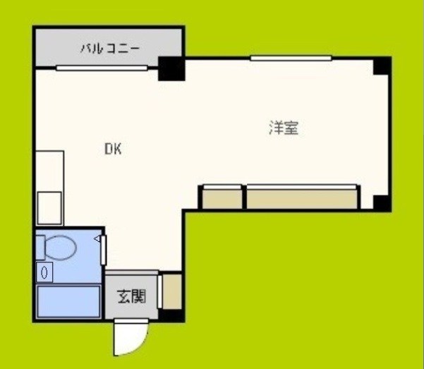 大国町池田マンション 間取り