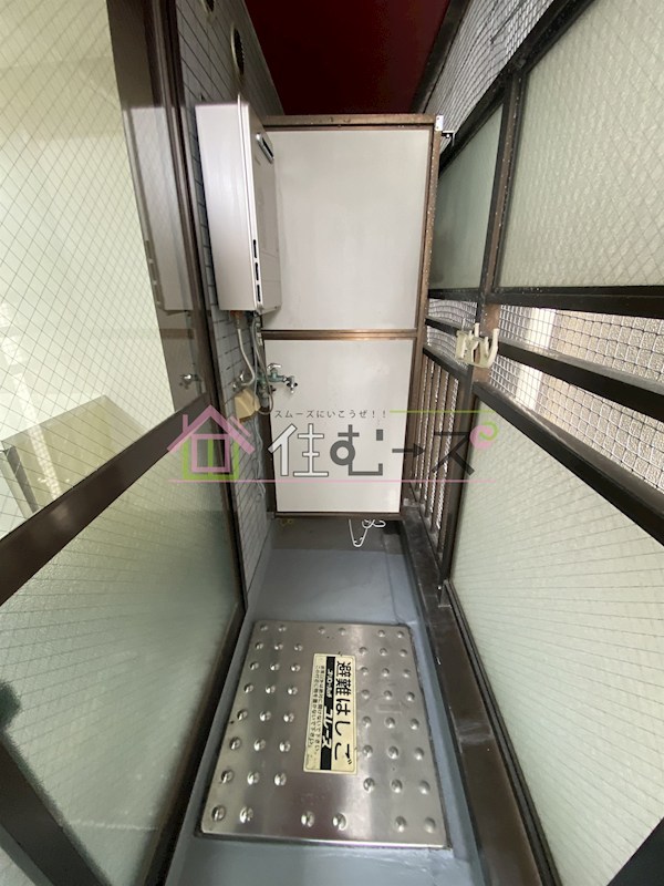 大国町池田マンション ベランダ