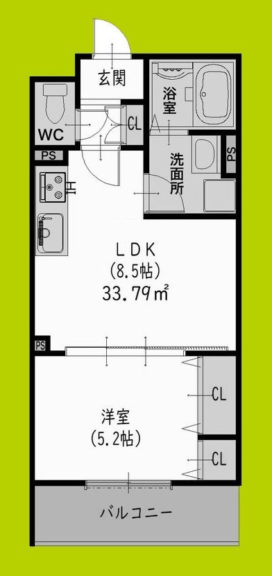 クリエオーレ平野 間取り