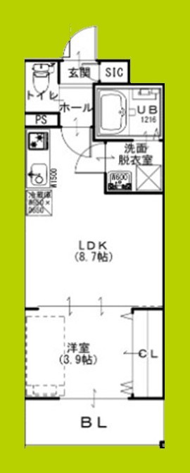 Raffine諏訪ノ森 間取り