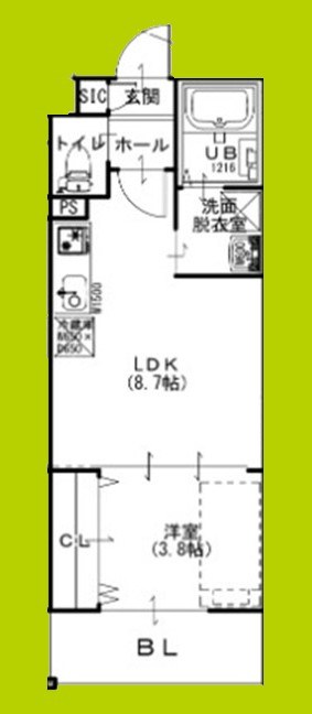 Raffine諏訪ノ森 間取り