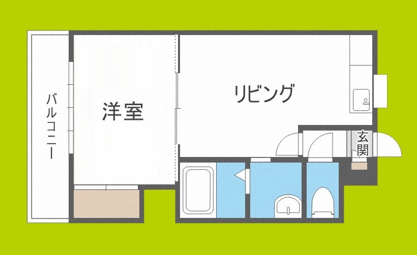 サニーハイツ住吉 間取り