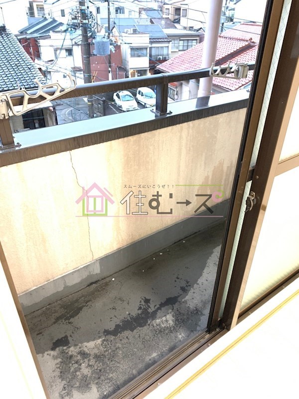 KSハイツ湯里 ベランダ