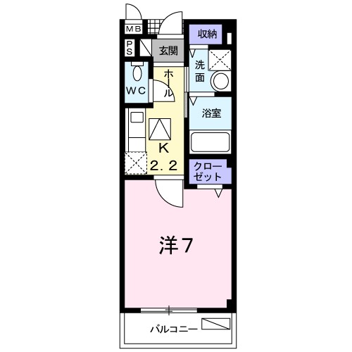 アンソレイエ 間取り