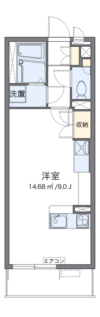 ミランダ浪華Ⅴ 間取り