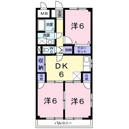 第２吉住マンション 間取り
