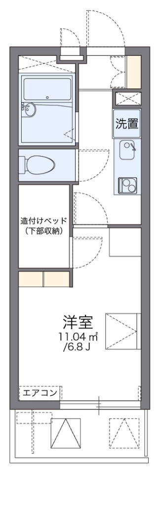 レオパレスＥ　サクセス 間取り