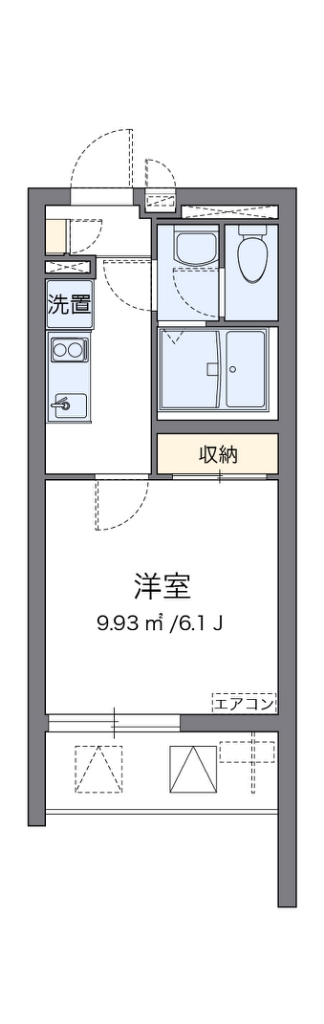 クレイノ池田石橋 間取り
