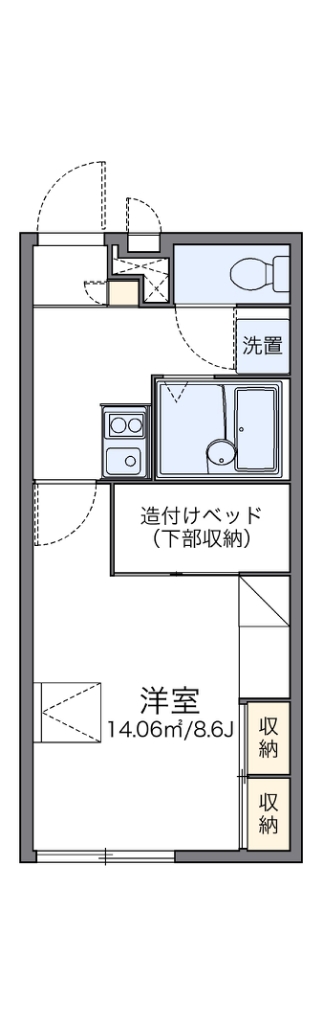 レオパレスＡＫＵＲＡ５ 間取り