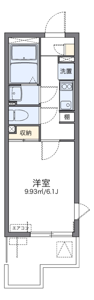 レオネクストラ　メイジュ天神橋 間取り