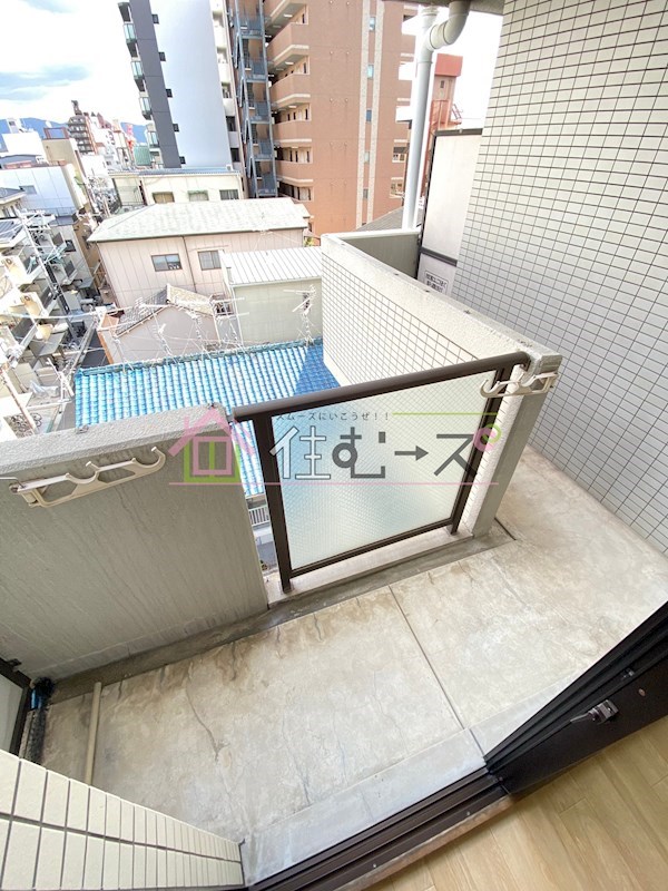 ライオンズマンション今里第3壱番館 ベランダ