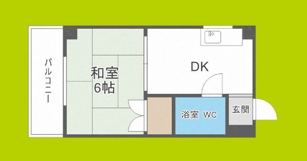 プレアール瓜破西 間取り