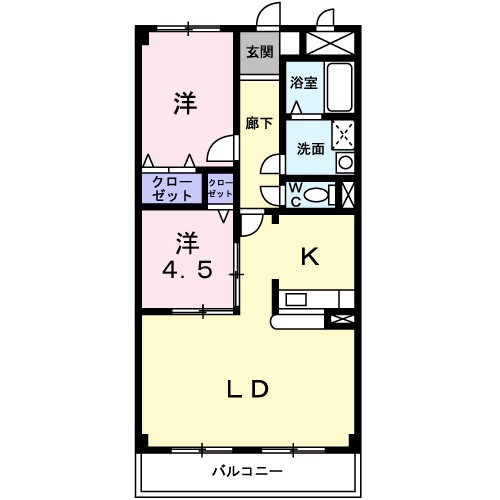 ラ・アクール 間取り