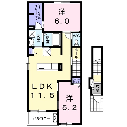 アルバーミィ　宝塚 間取り