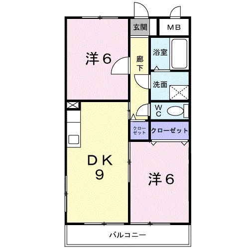 シャトレー多田 間取り