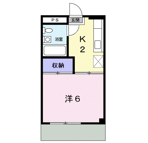 光ハイツ・杉本 間取り