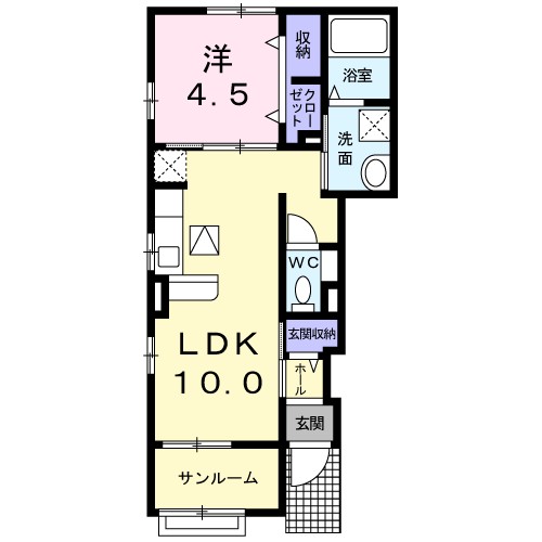 グリーンヴィラⅢ 間取り