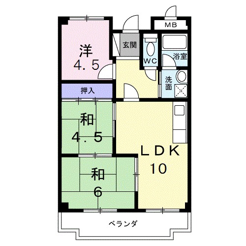 ハイツ美光 間取り
