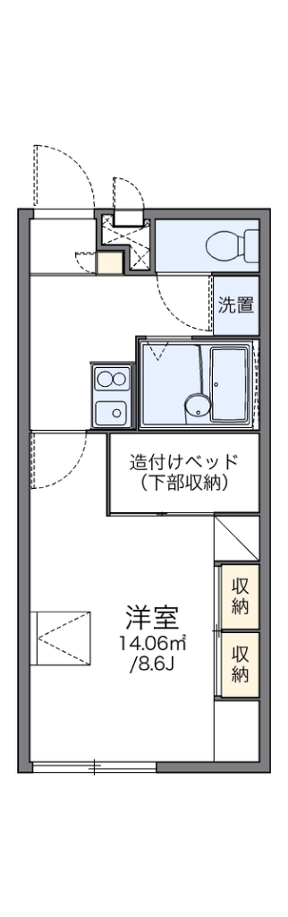 レオパレスＡＫＵＲＡⅢ 間取り