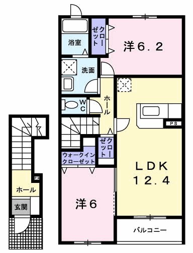 アルカンシェル　コリーヌ１ 間取り
