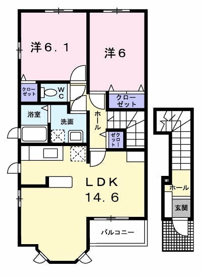 アルカンシェル　コリーヌ１ 間取り