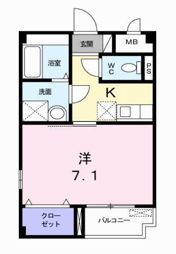 メゾン・ソウザⅡ 間取り