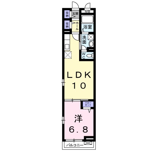 ウエスト　ハビタシオン 間取り