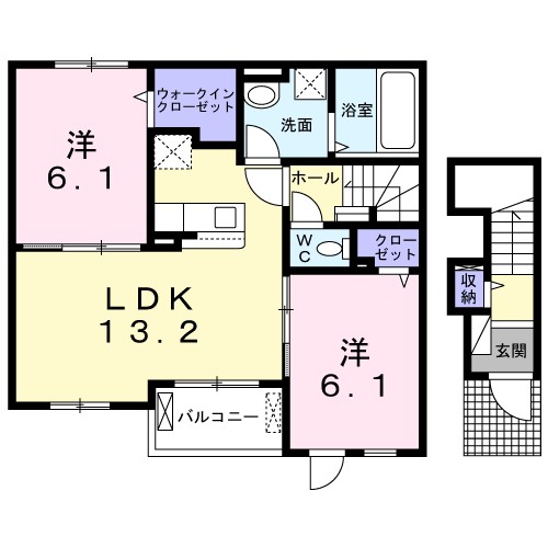 ＳＷＩＳＳ　ＣＯＴＴＡＧＥ 間取り