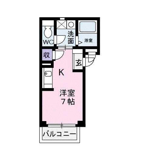 サウスメゾンＭ．Ｍ 間取り