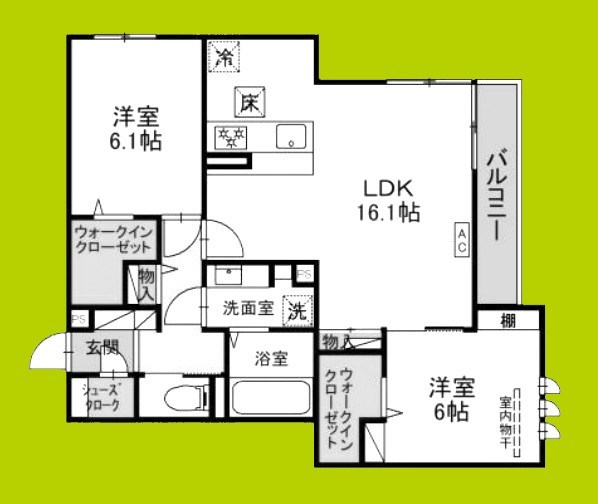 カリーノディモーラ 間取り図