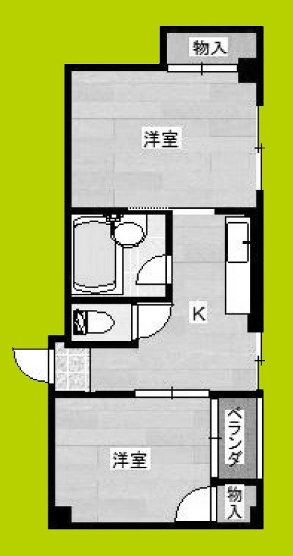日大ハイツ 間取り
