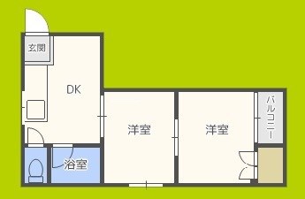サンプラザ新北野A棟 間取り