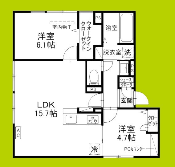 仮）D-ROOM生野区巽東４丁目 間取り