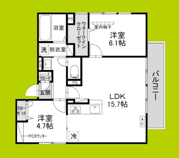 仮）D-ROOM生野区巽東４丁目 間取り