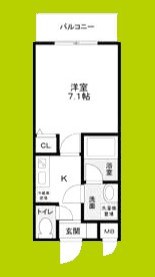グランエクラ加島Ⅱ 間取り