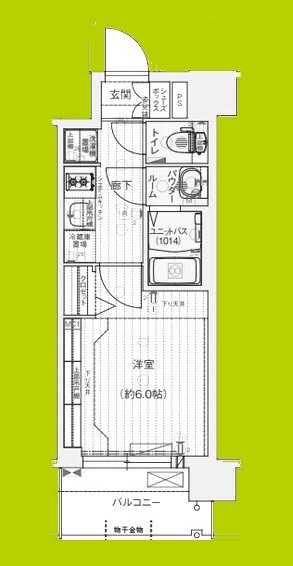 プレサンス東小橋エレディータ 間取り図