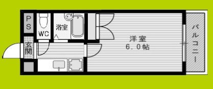 ローズコーポ新大阪8 間取り