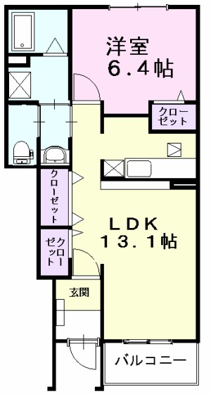 グレイスガーデンⅠ 間取り