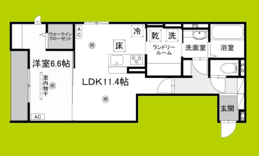 トリシア北巽 間取り図
