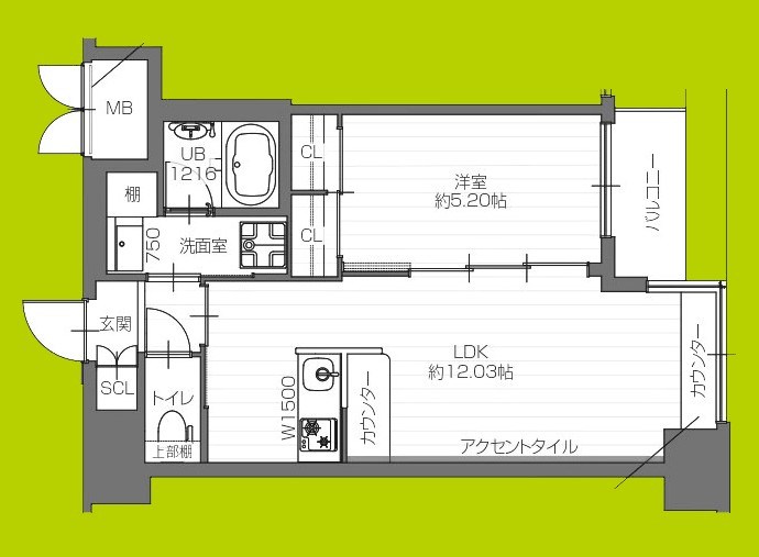 プレジオ長田 間取り図