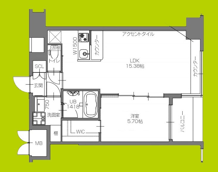 プレジオ長田 間取り図