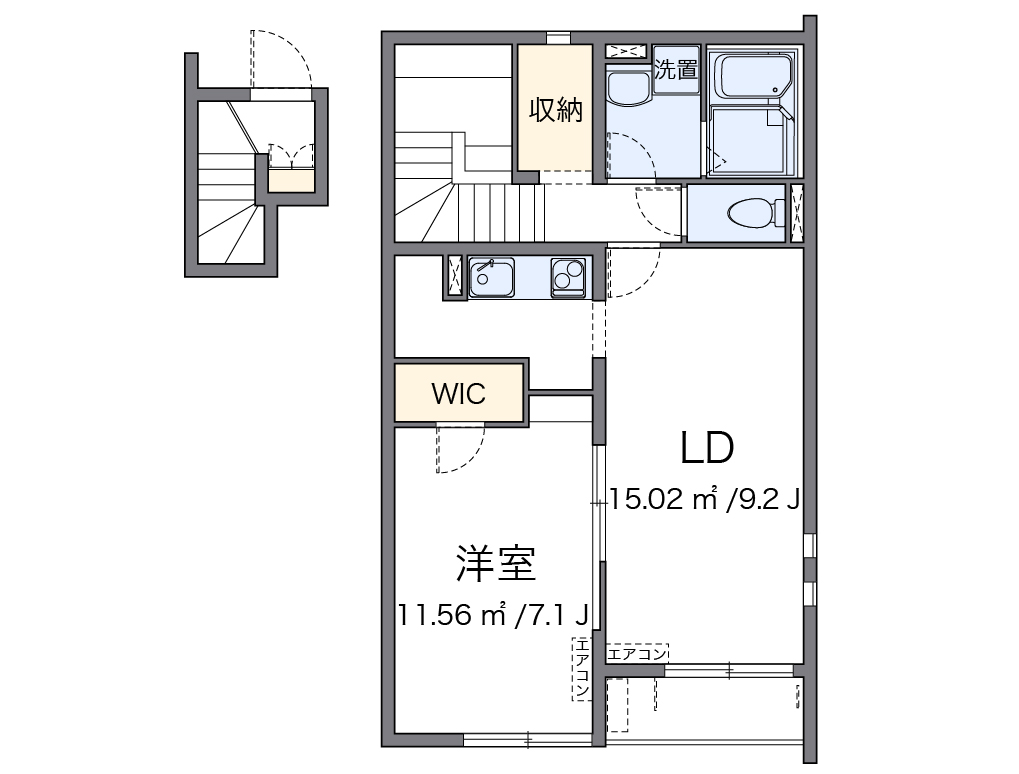 クレイノプレジオＣ 間取り