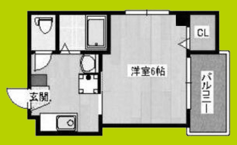 ベルメゾン天満 間取り図
