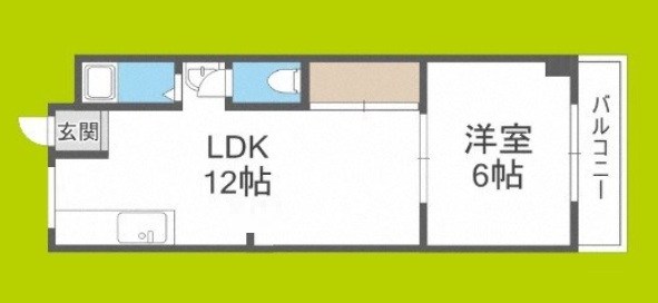 和ハイツⅢ 間取り