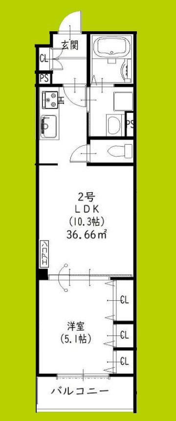 ラモーナ東山町Ⅱ 間取り
