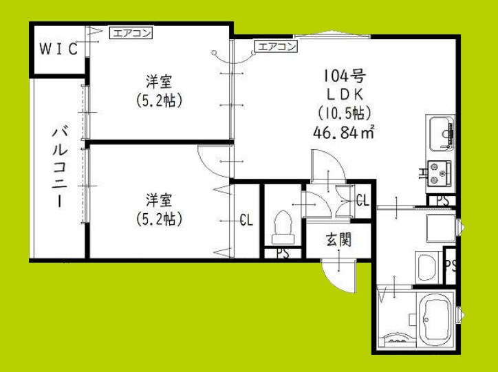 ラモーナ東山町Ⅱ 間取り