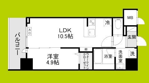 トリニティ茨木 間取り図