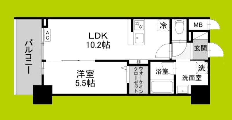 トリニティ茨木 間取り図