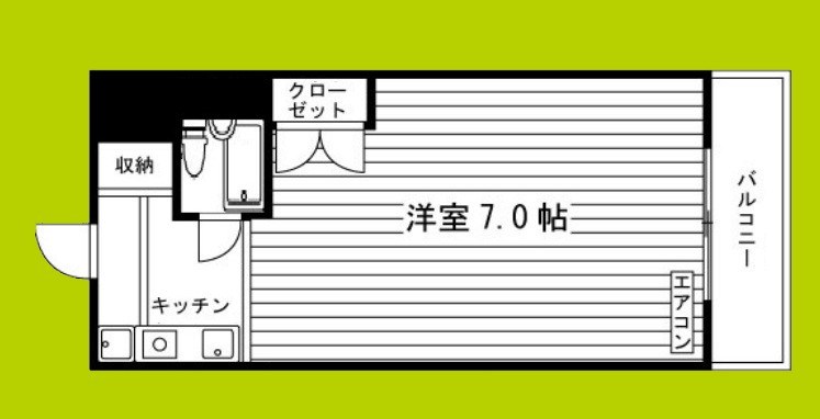 メーベルハイツB 間取り